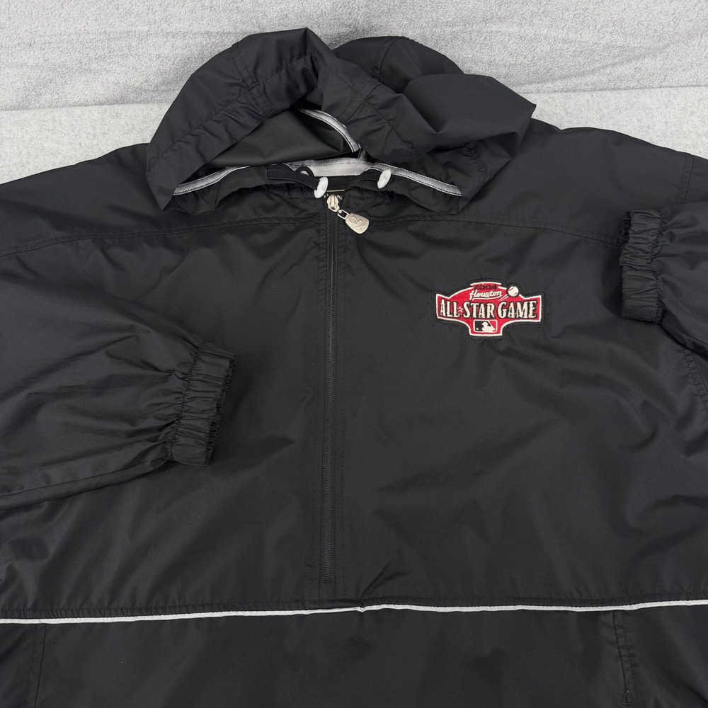 Gear For Sports 2004 MLB All-Star Game Houston Windbreaker Mens XL Black Jacket